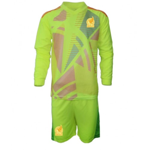 Fotbalové Dres Mexiko Brankářské Dětské Venkovní Copa America 2024 Dlouhý Rukáv (+ trenýrky)